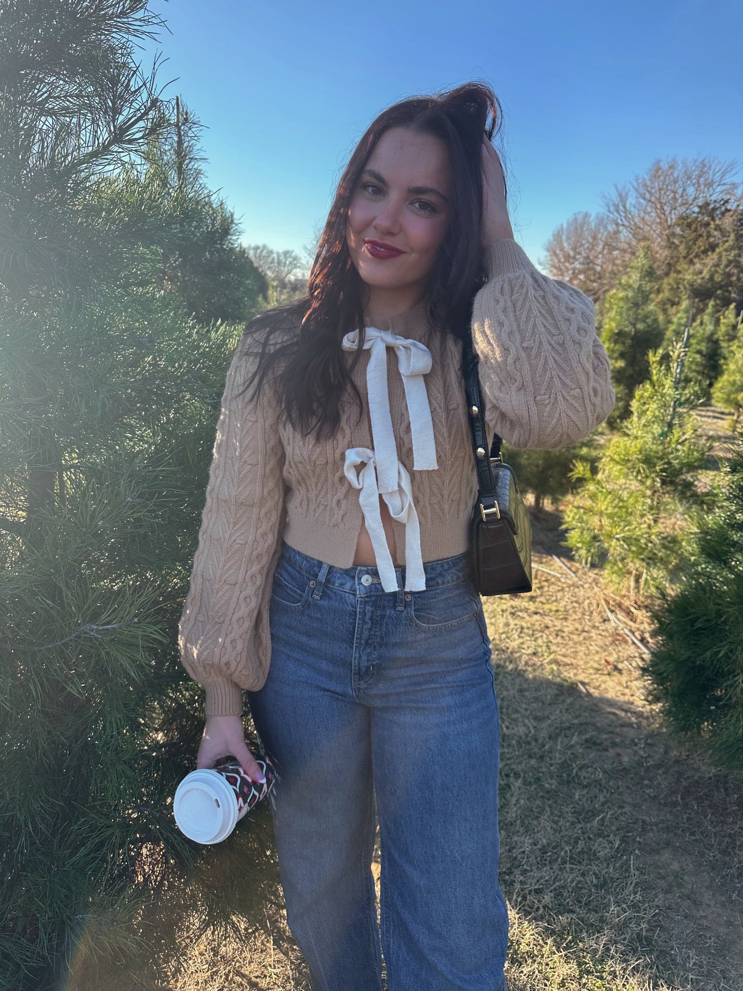 macy bow sweater