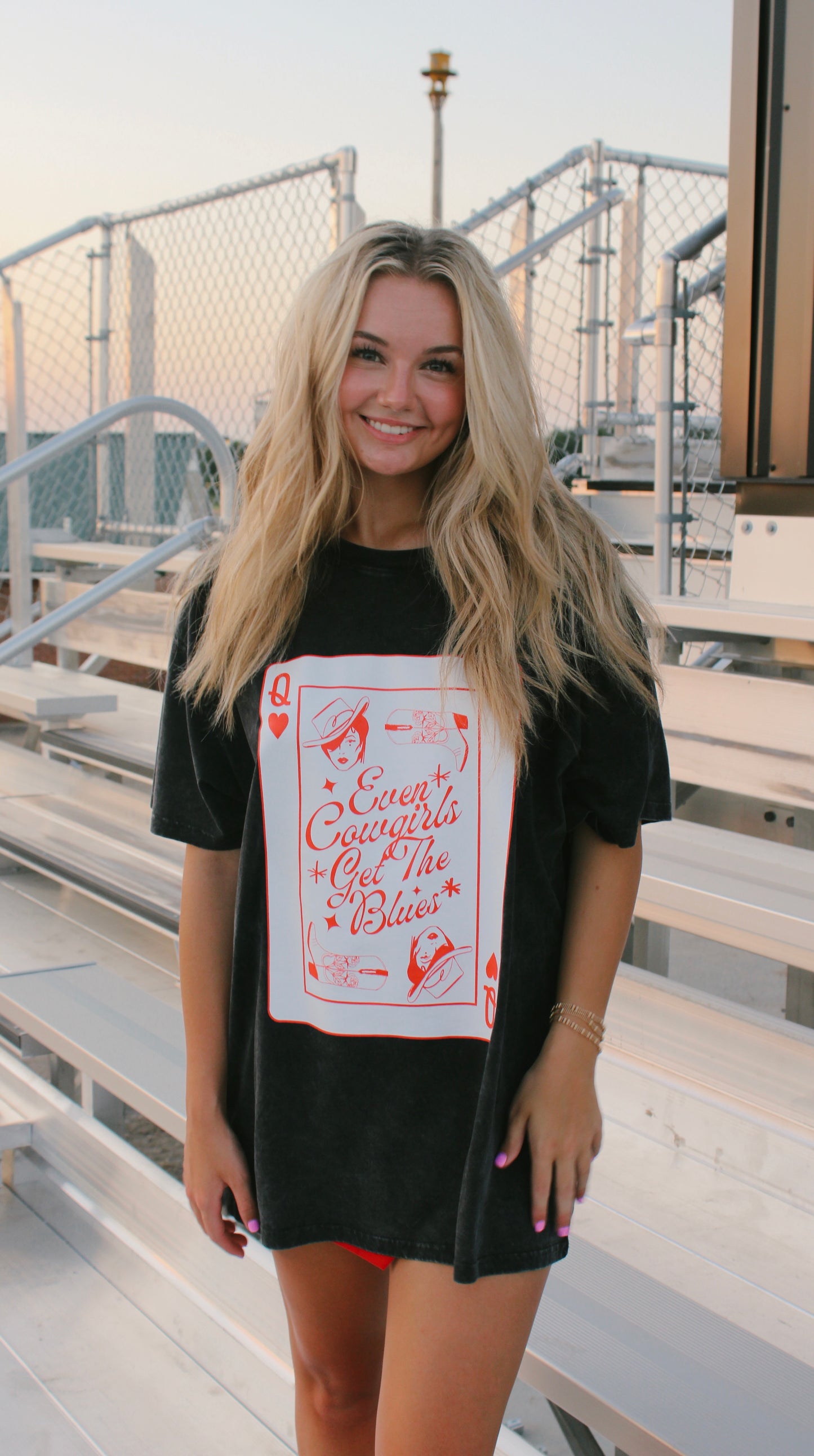 even cowgirls get the blues oversized tee