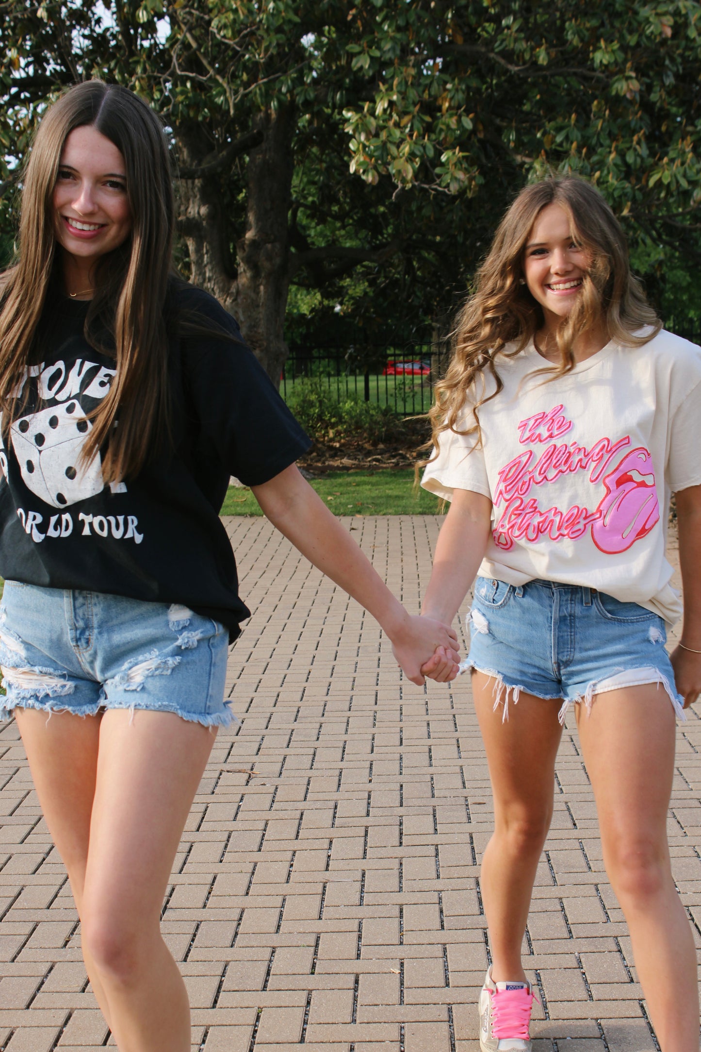 black rolling stones shirt