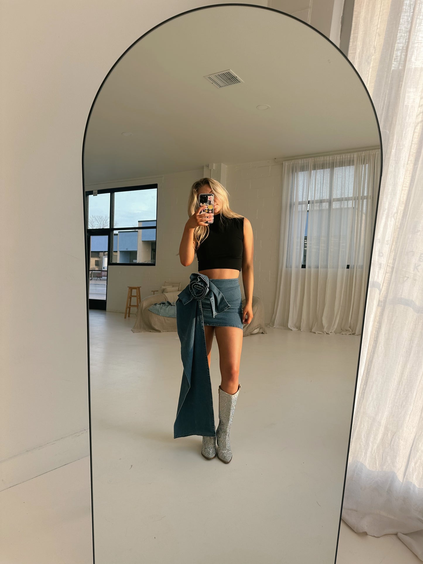 emma flower skirt