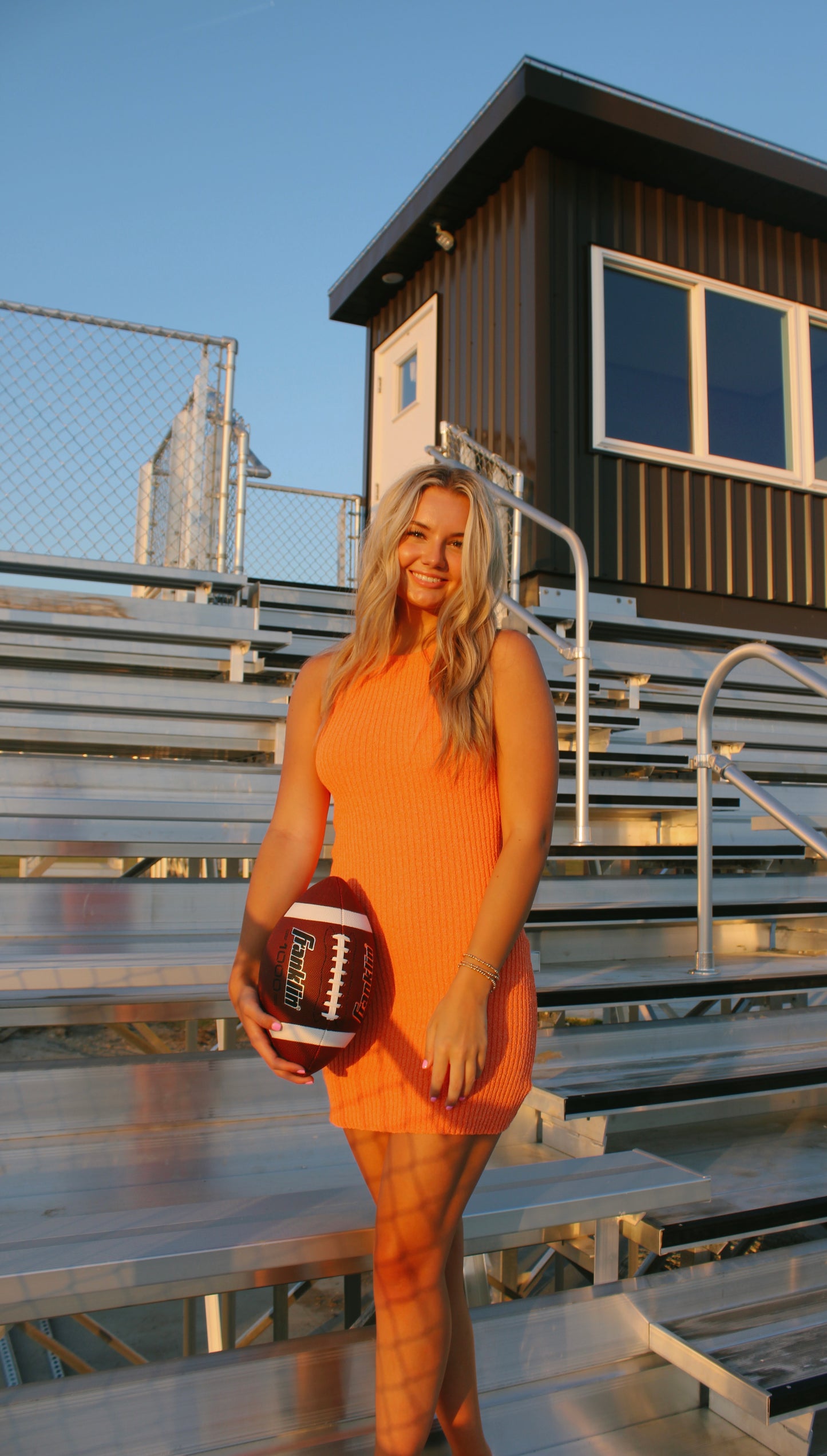spring days orange mini dress