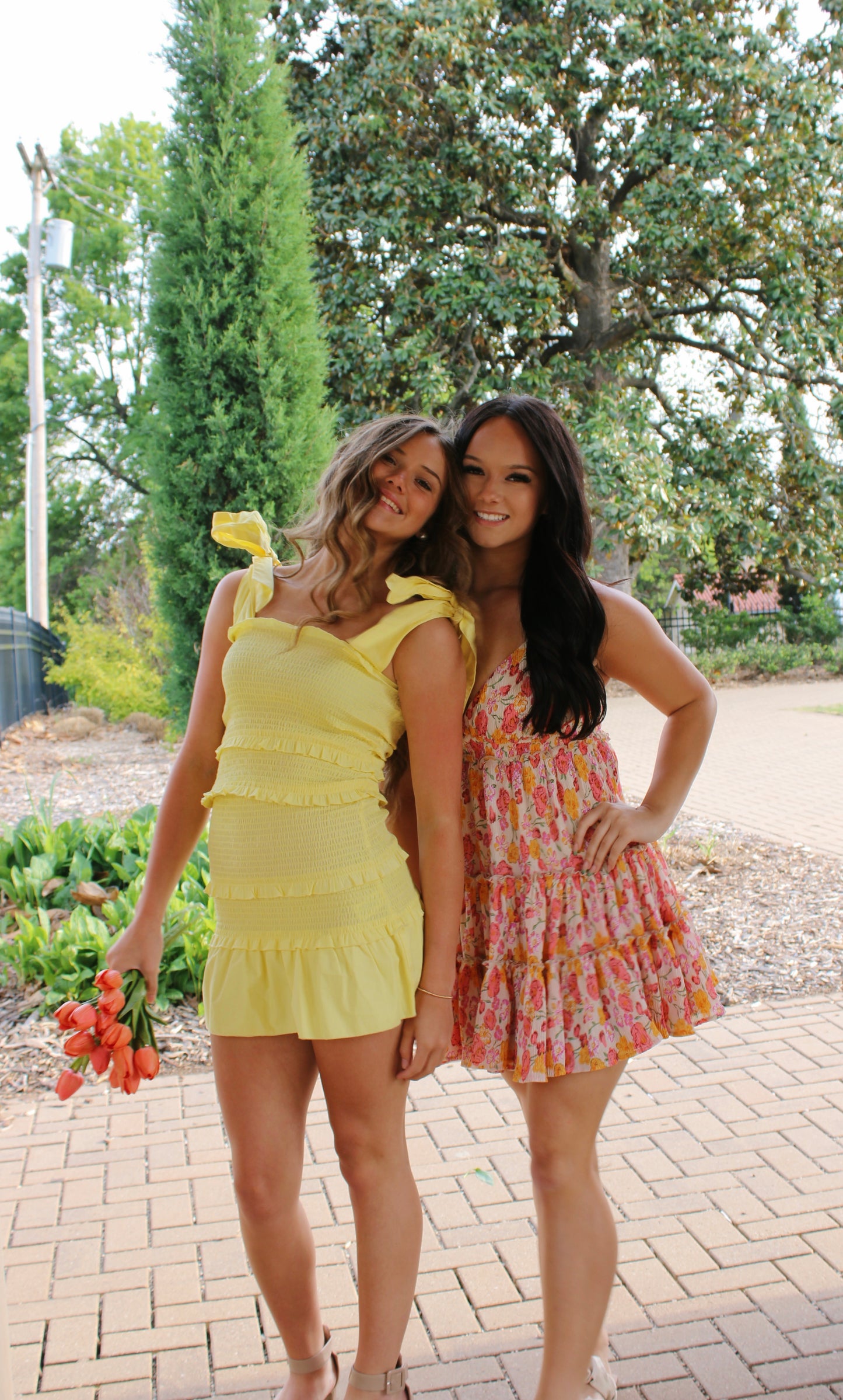 sunny smocked dress