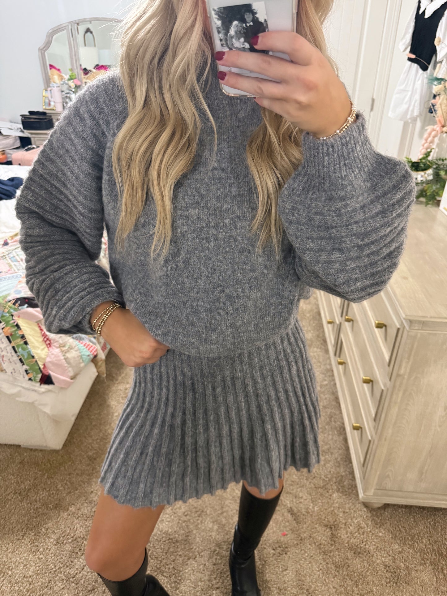 Gabrielle knit sweater top