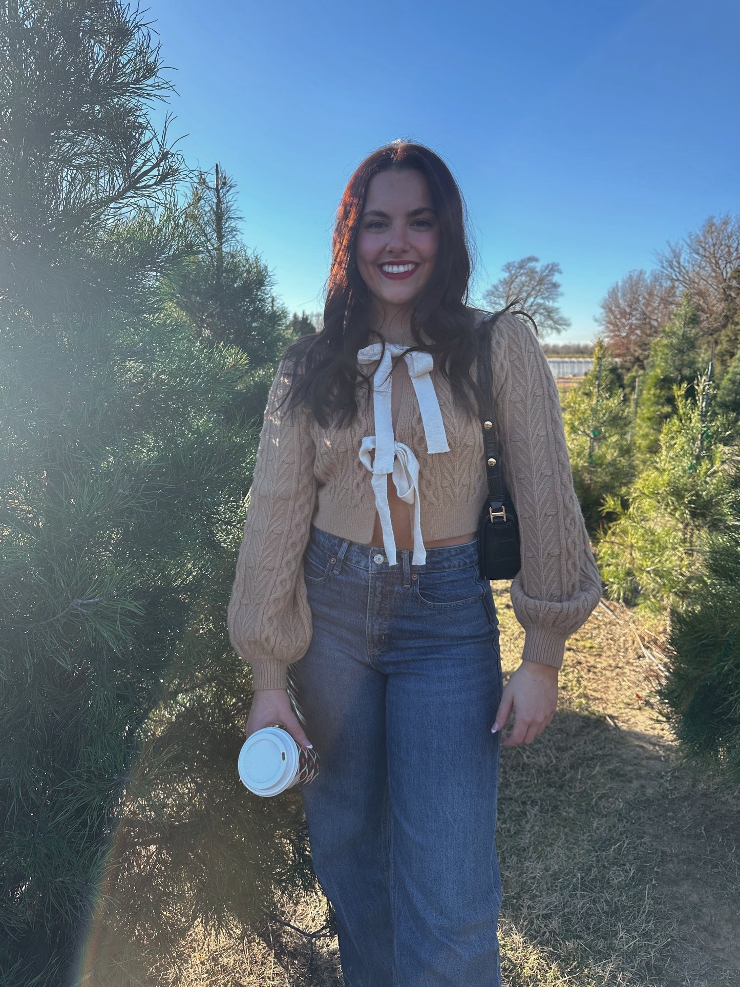 macy bow sweater