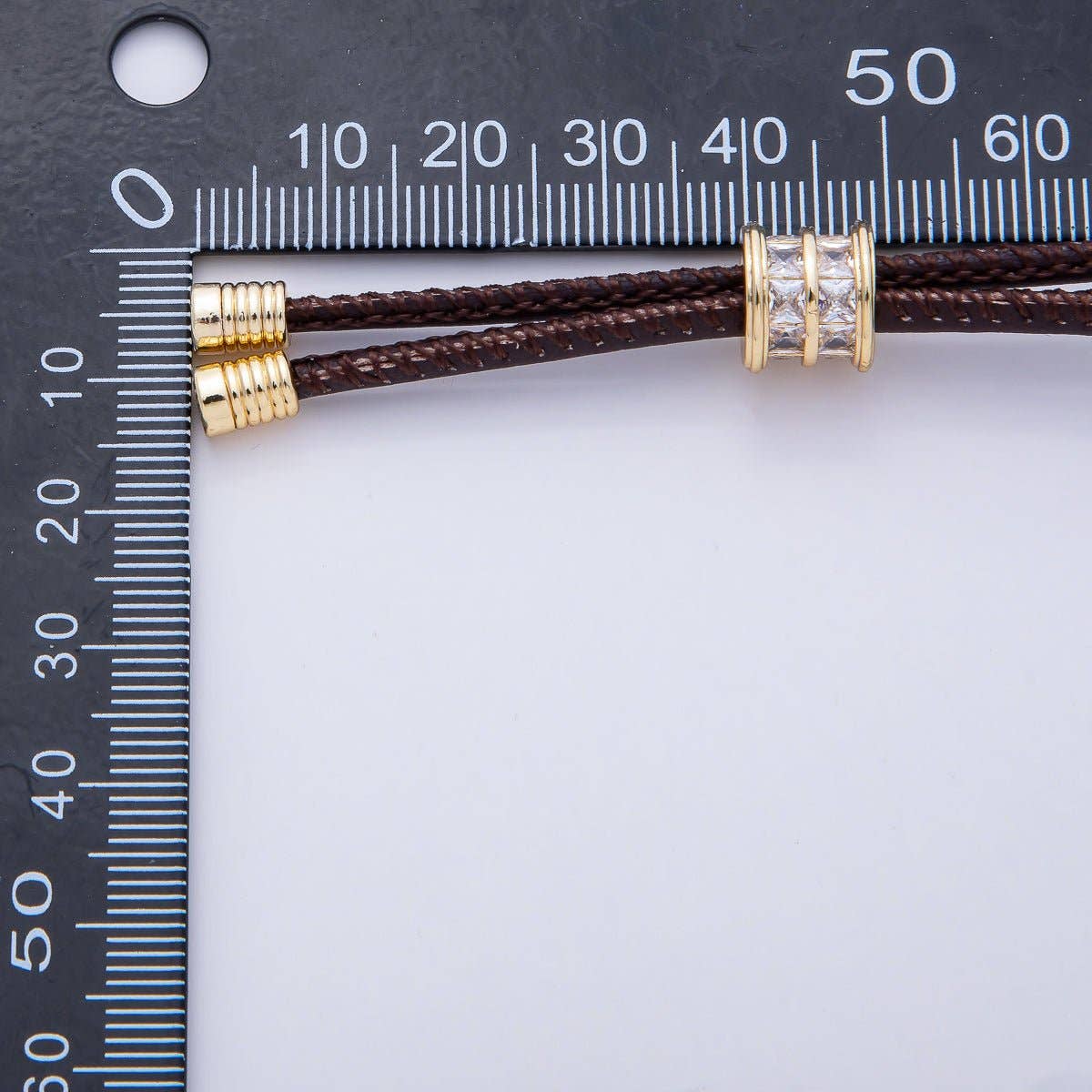 Leather Adjustable necklace
