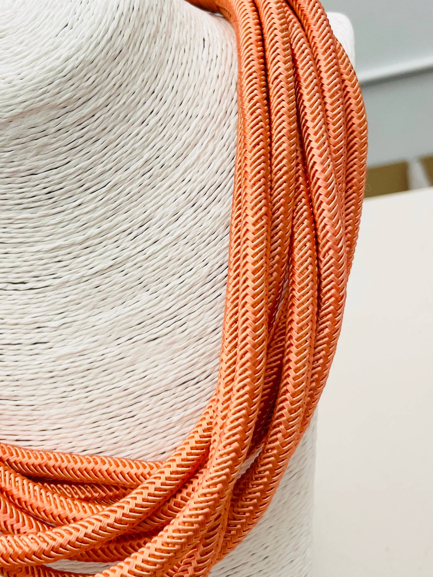 Kayda Cotton Necklace- Light Orange