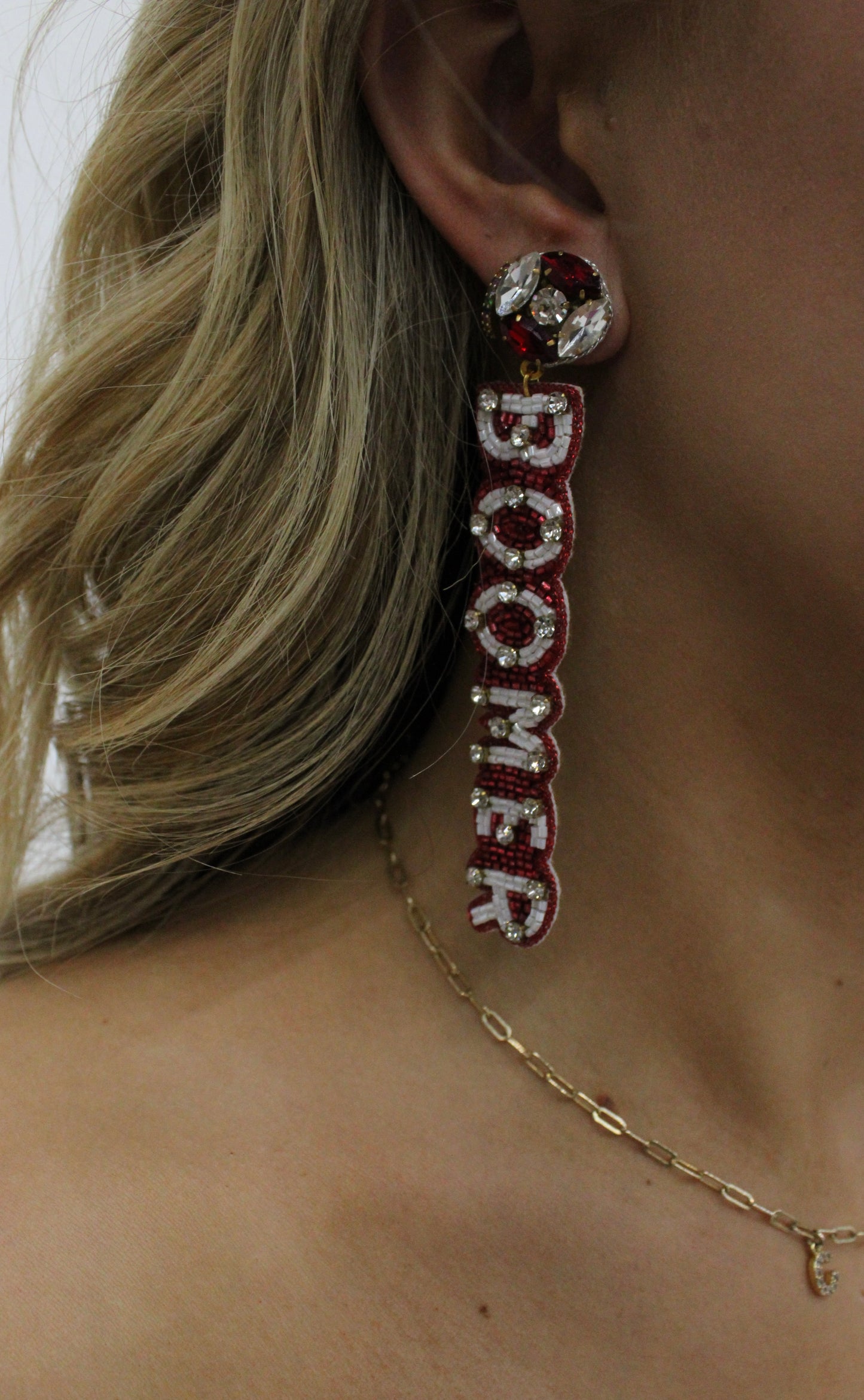 boomer drop earrings