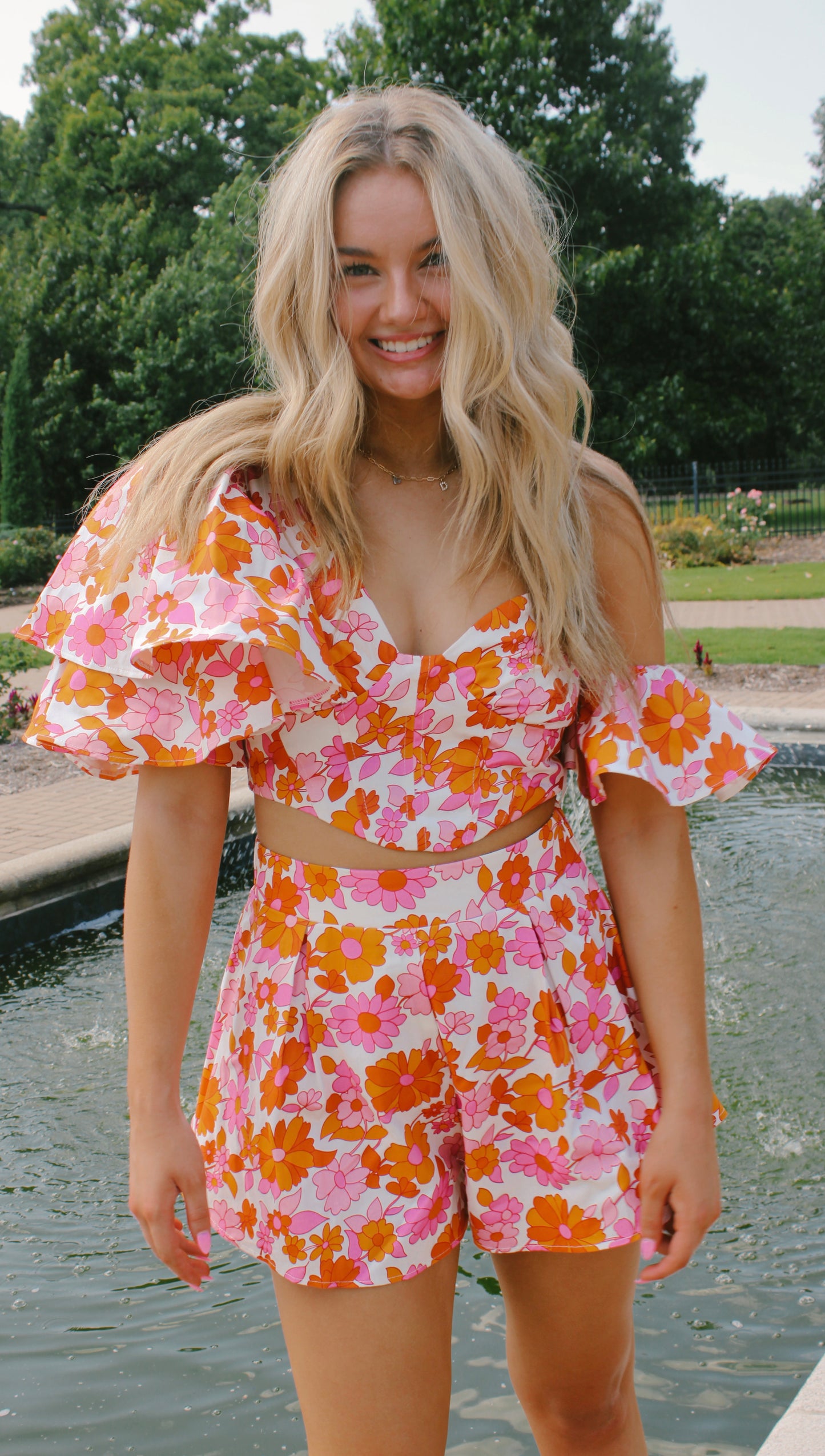picking flowers floral set