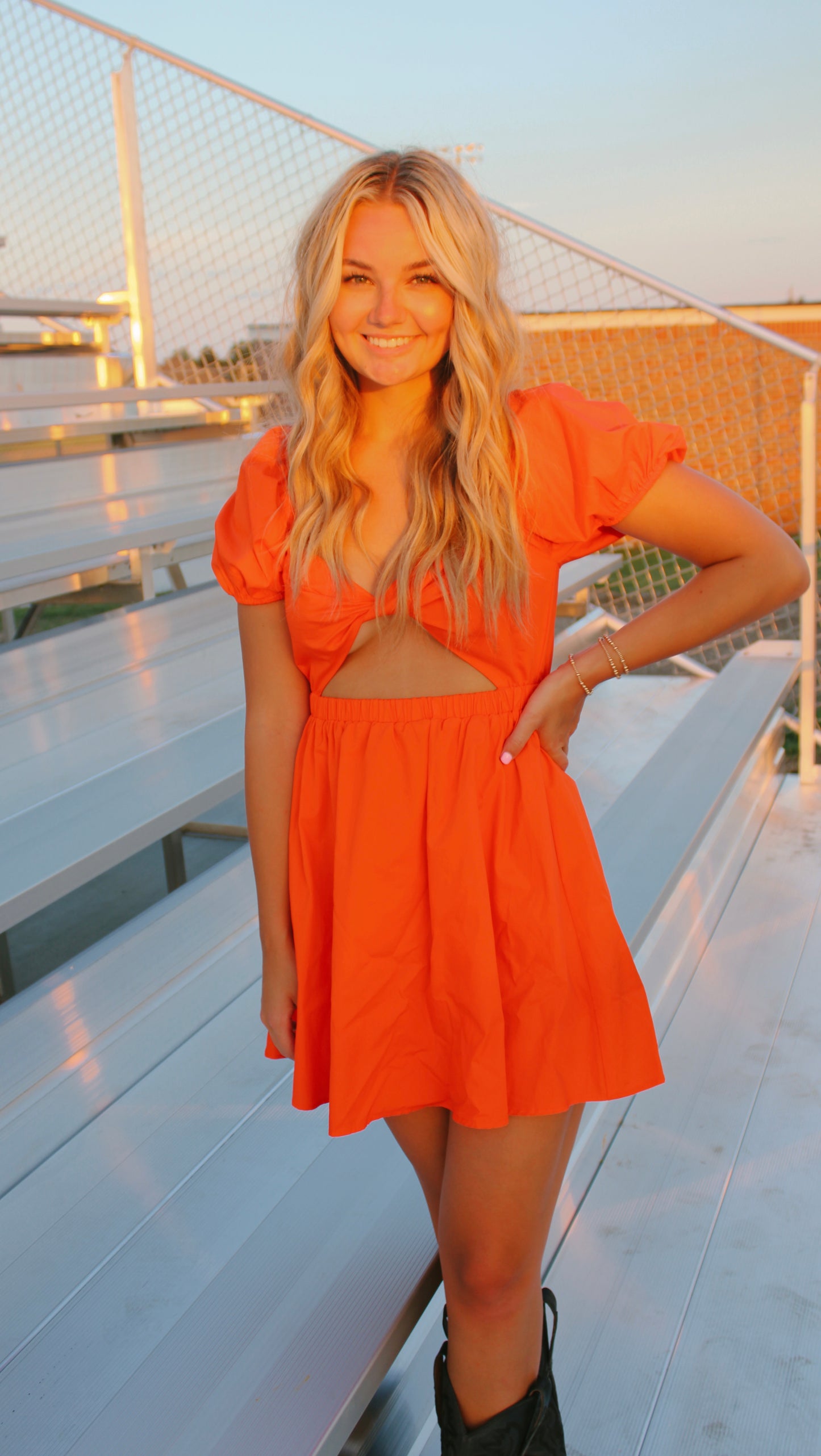 jaclyn open back mini dress