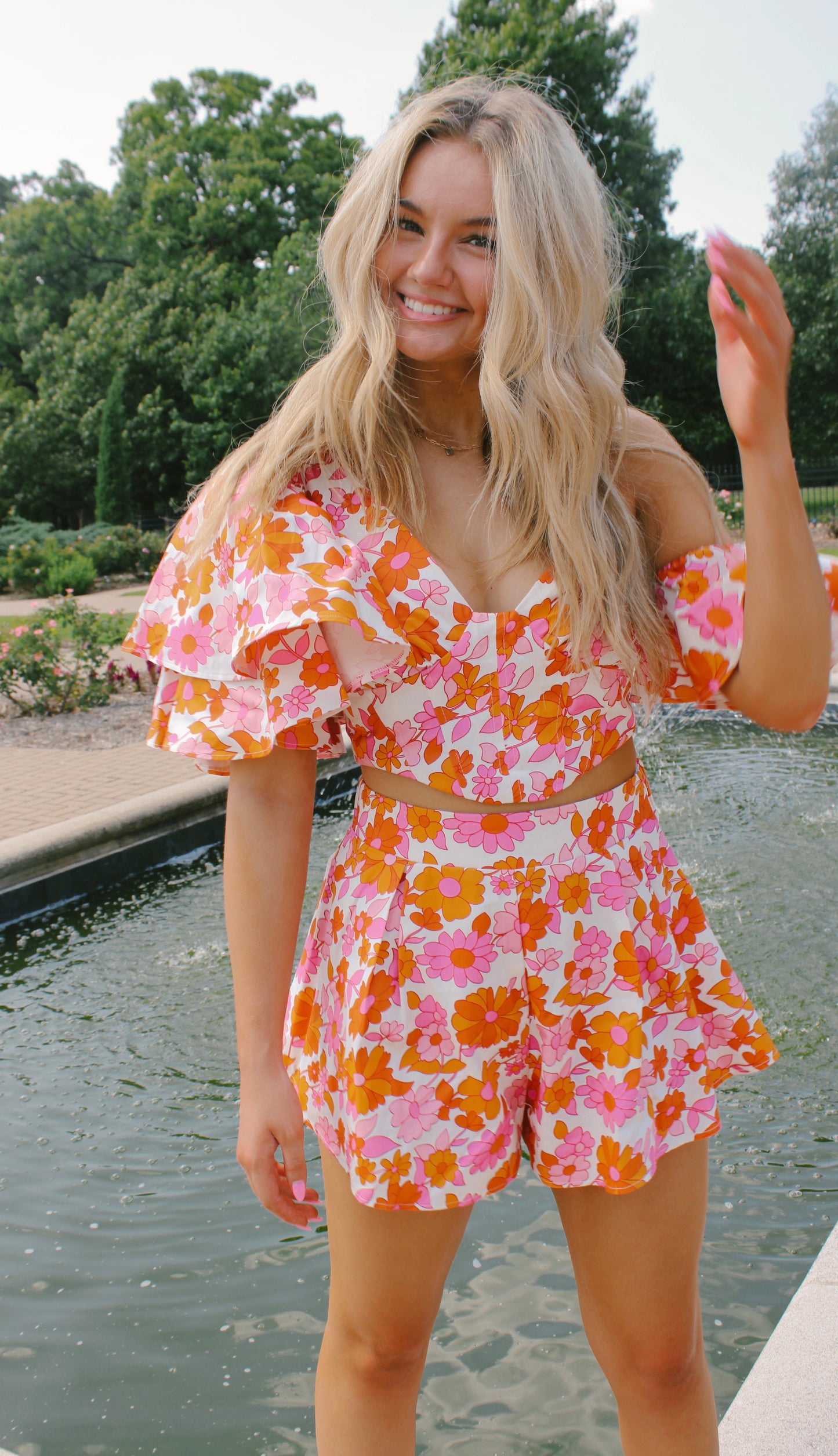 picking flowers floral set