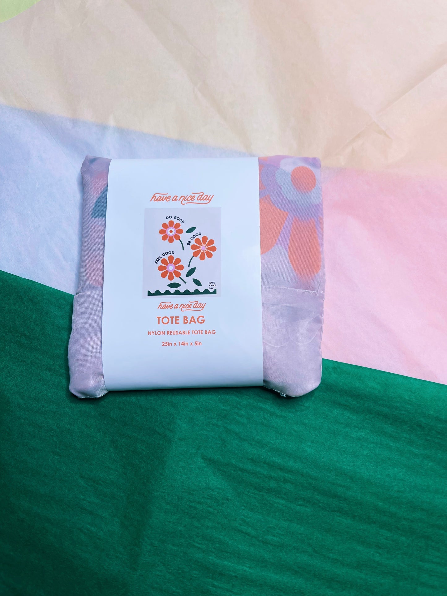feel good reusable nylon bag