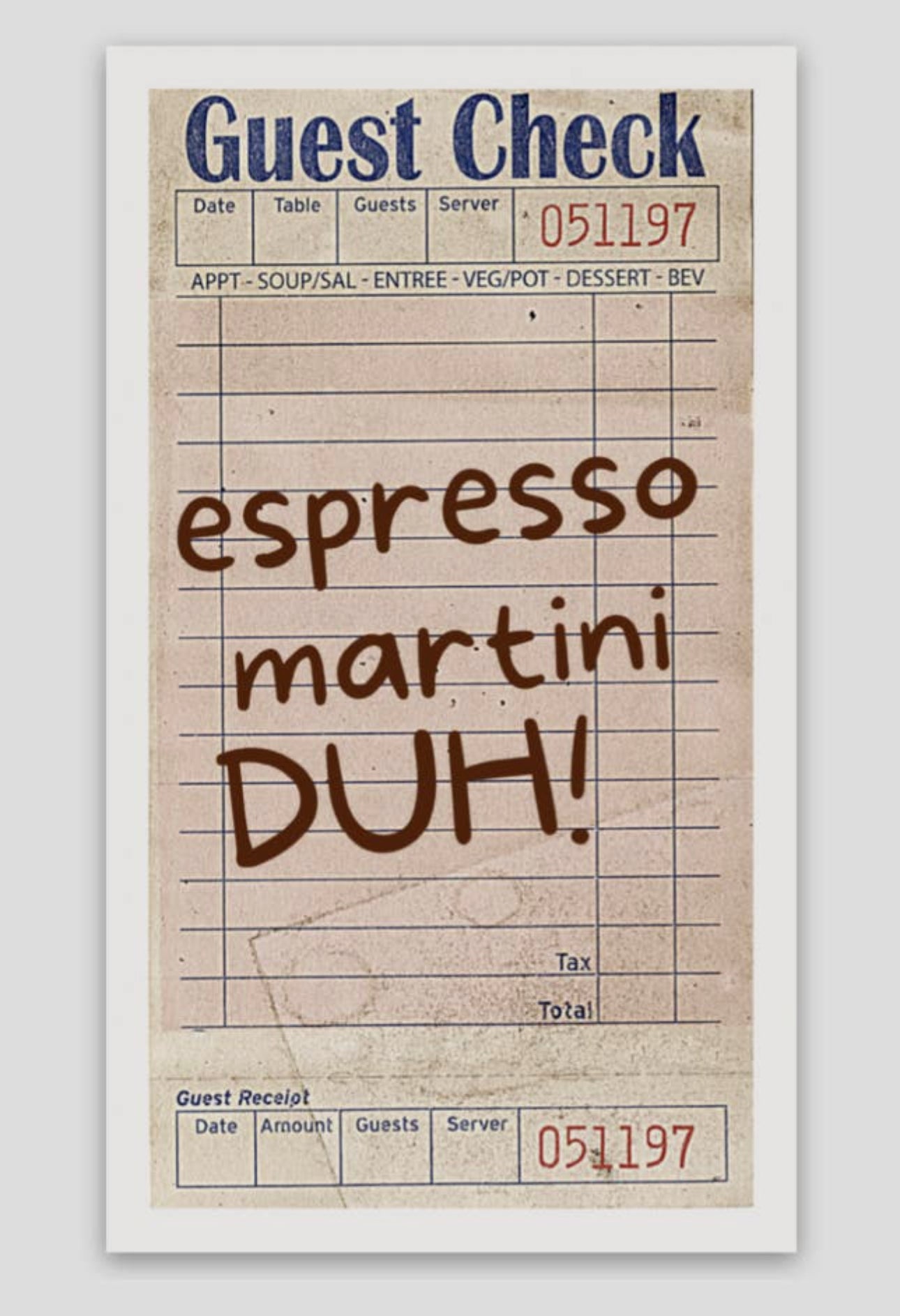 espresso, Duh! sticker