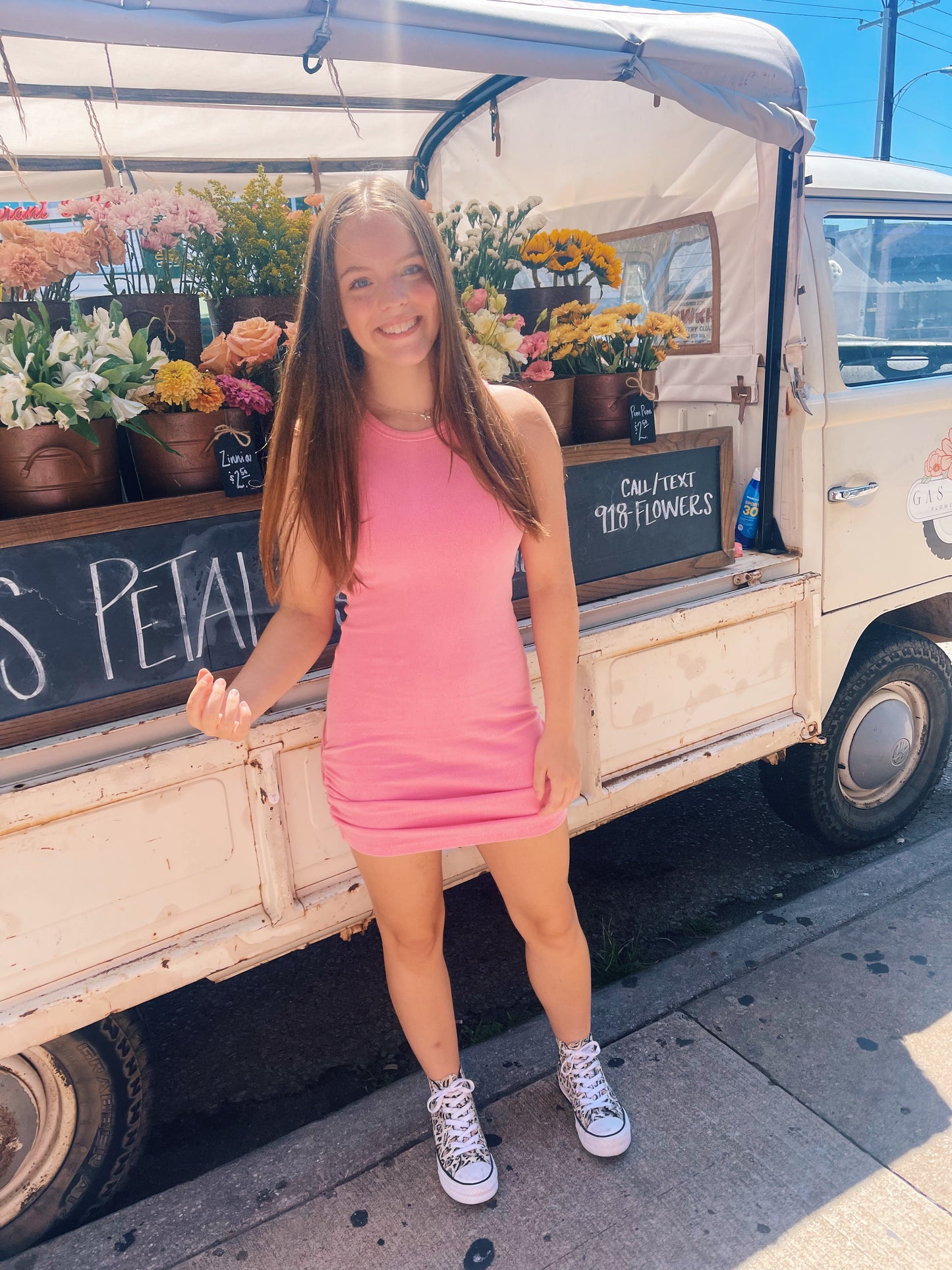 big chew bubblegum dress