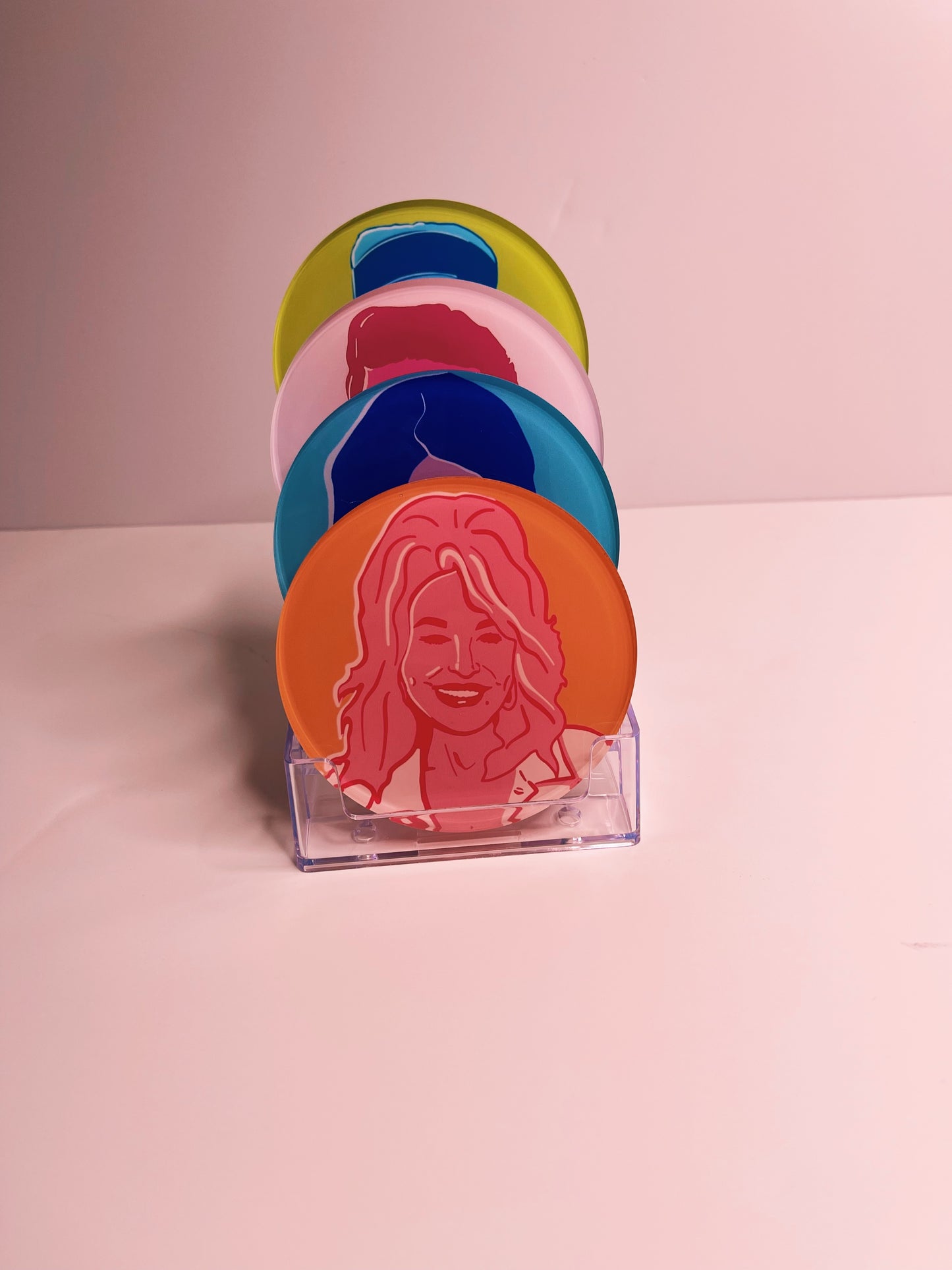 country music stars coaster set