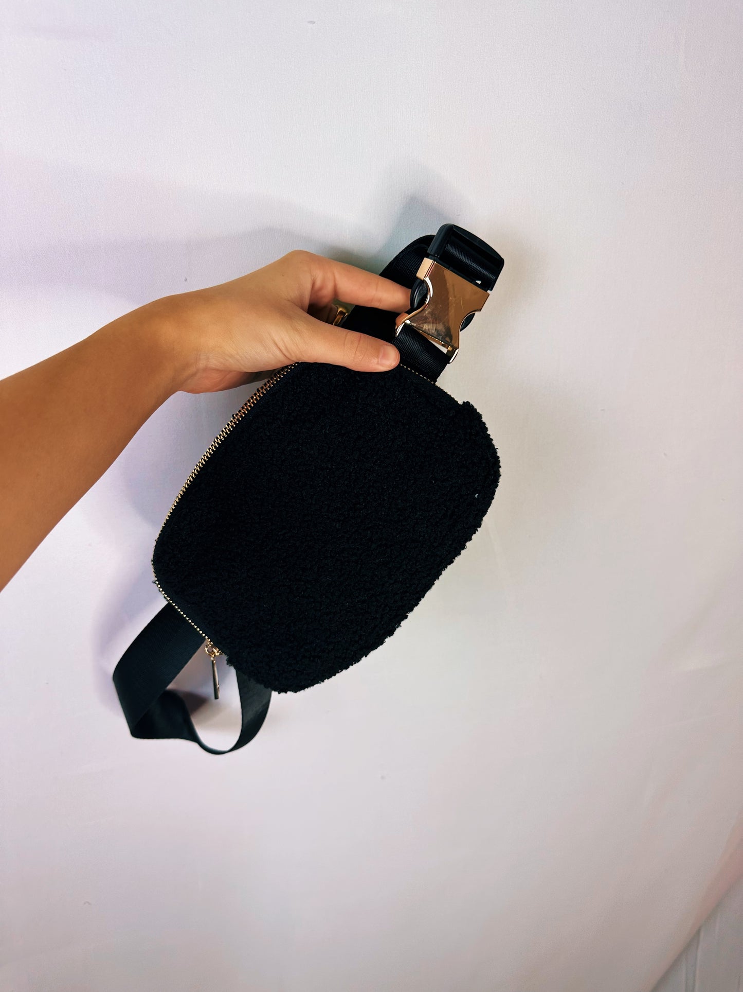 fuzzy belt bag