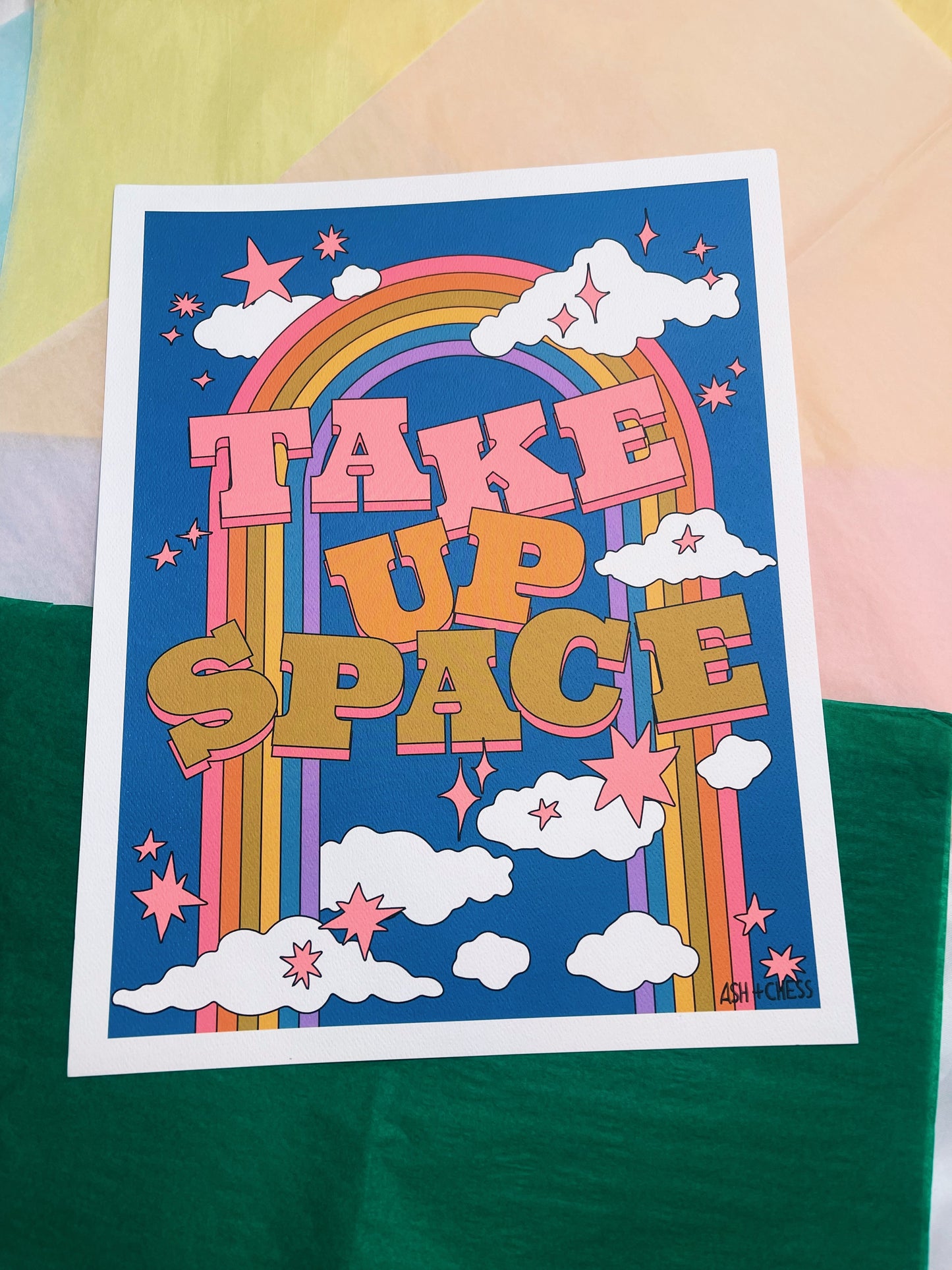 11x 14 take up space print