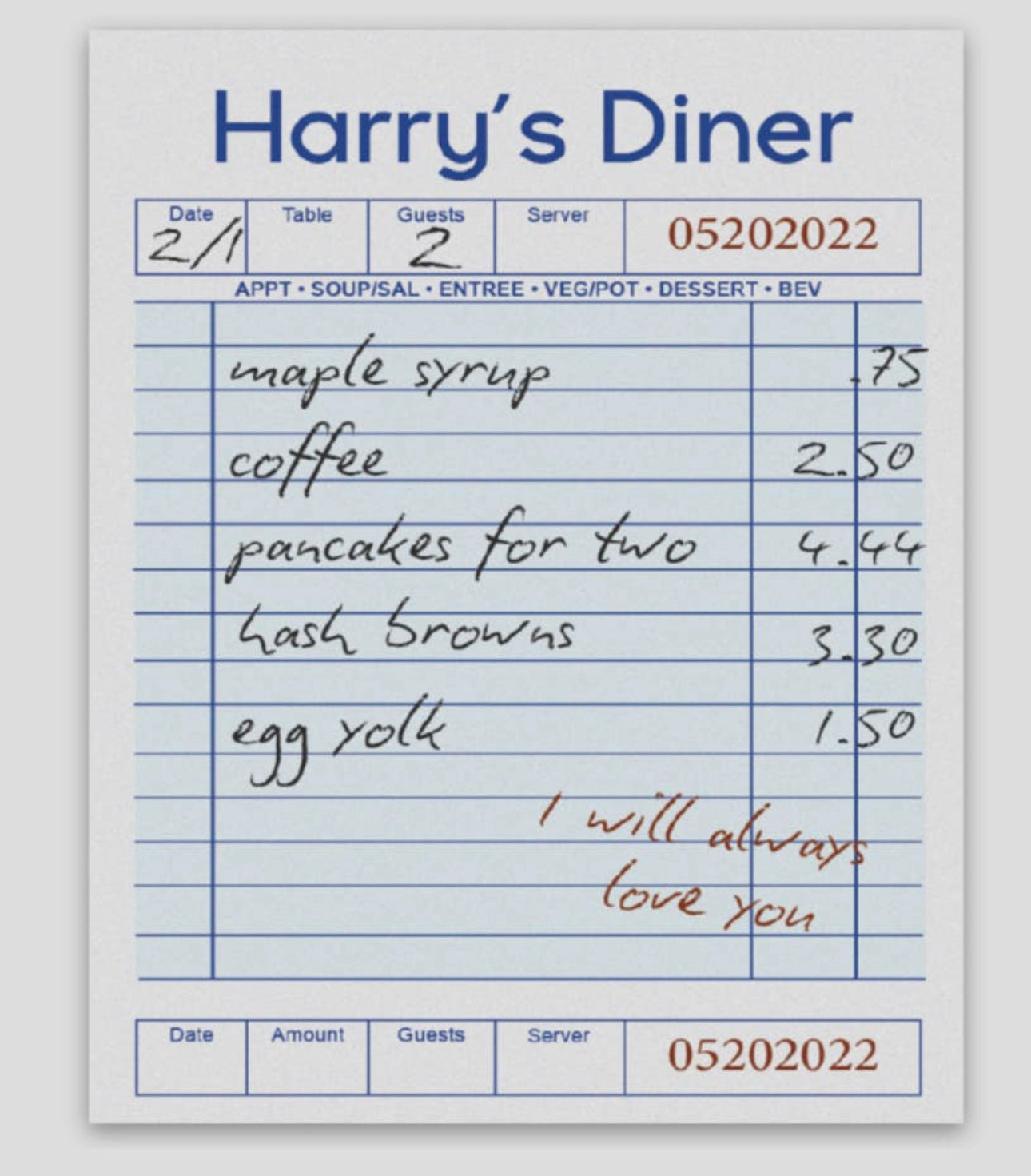 harrys diner sticker