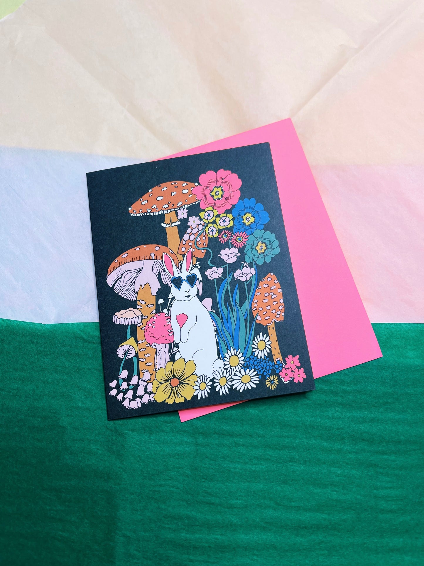 cool bunny card