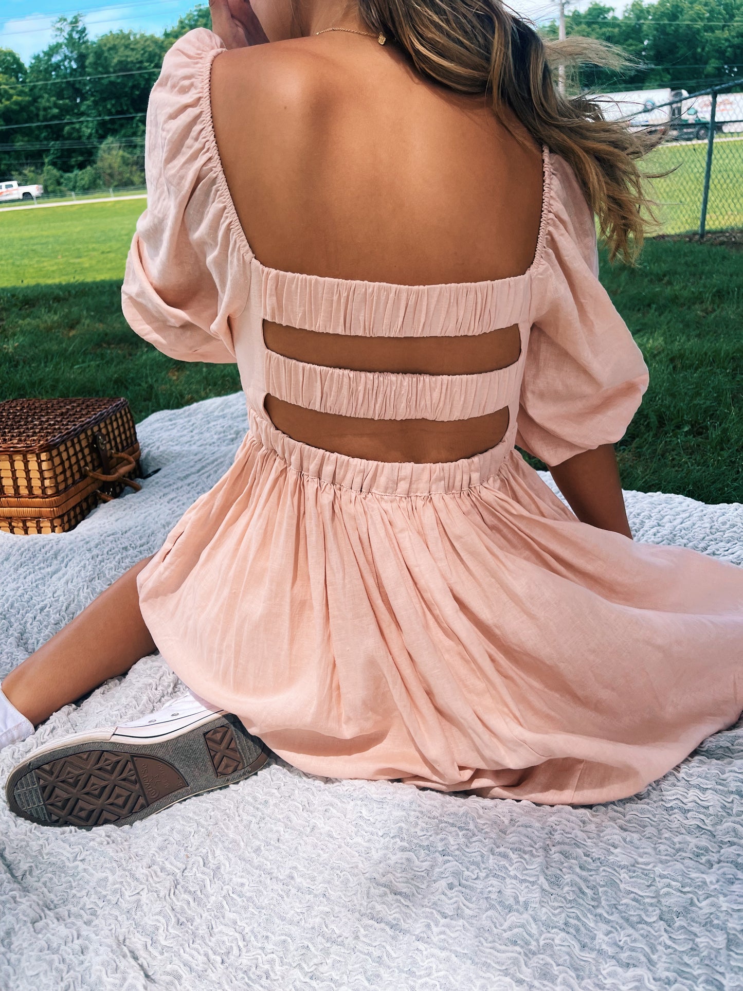 lotta love pleaded dress