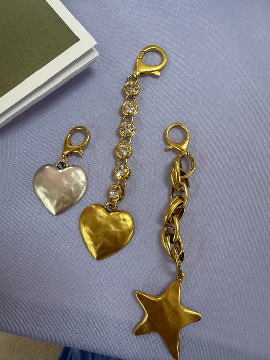 silver heart charm