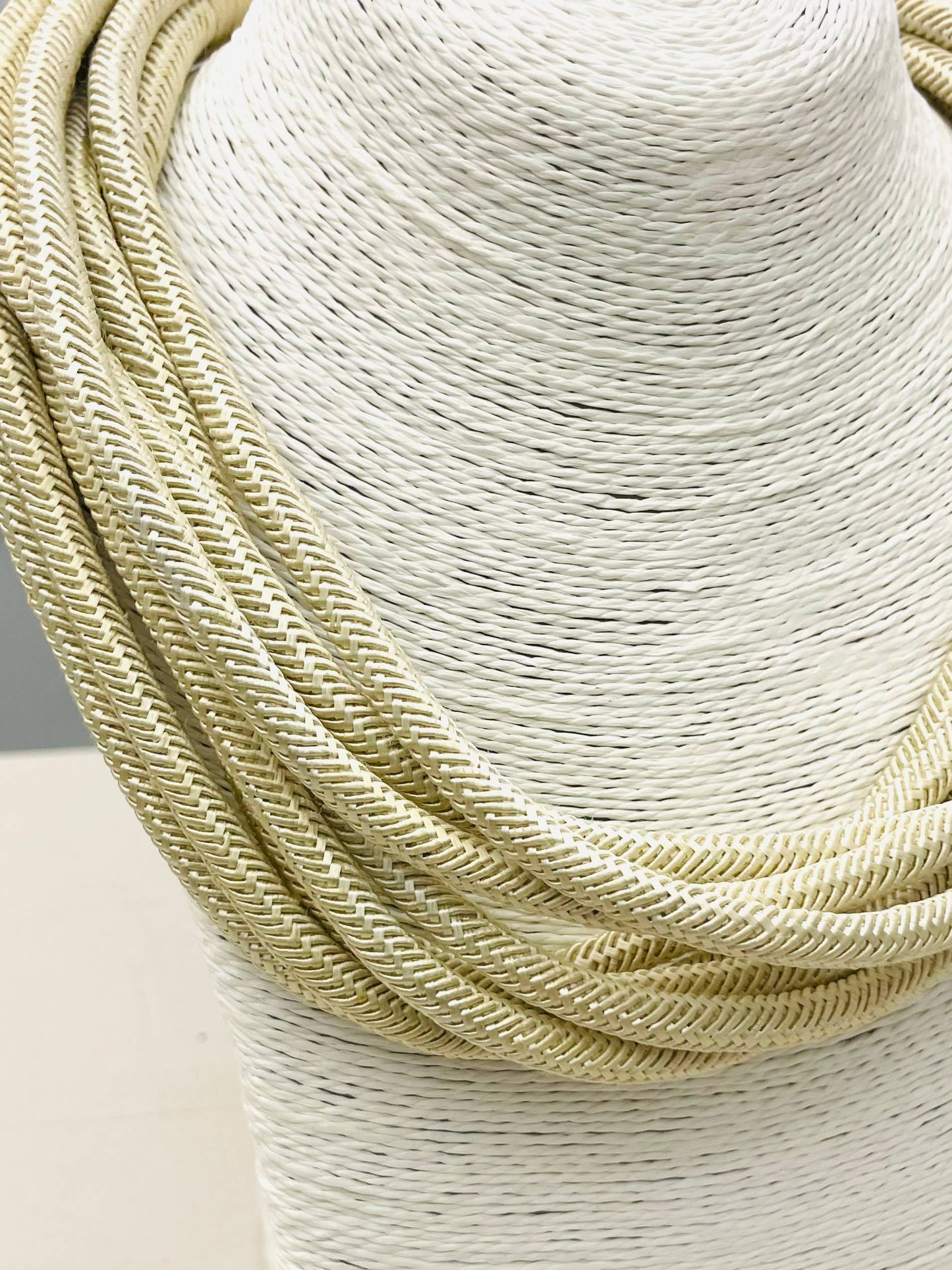 Kayda Cotton Necklace- Tan