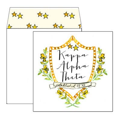Theta Greeting Card