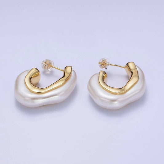 Pearl Shell Hoop