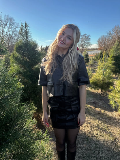 lush leather top