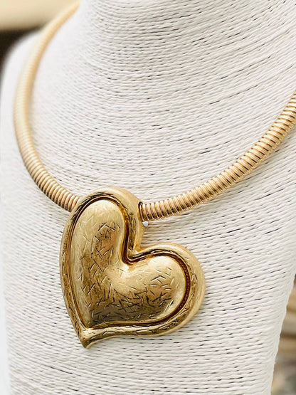Heart Statement Necklace
