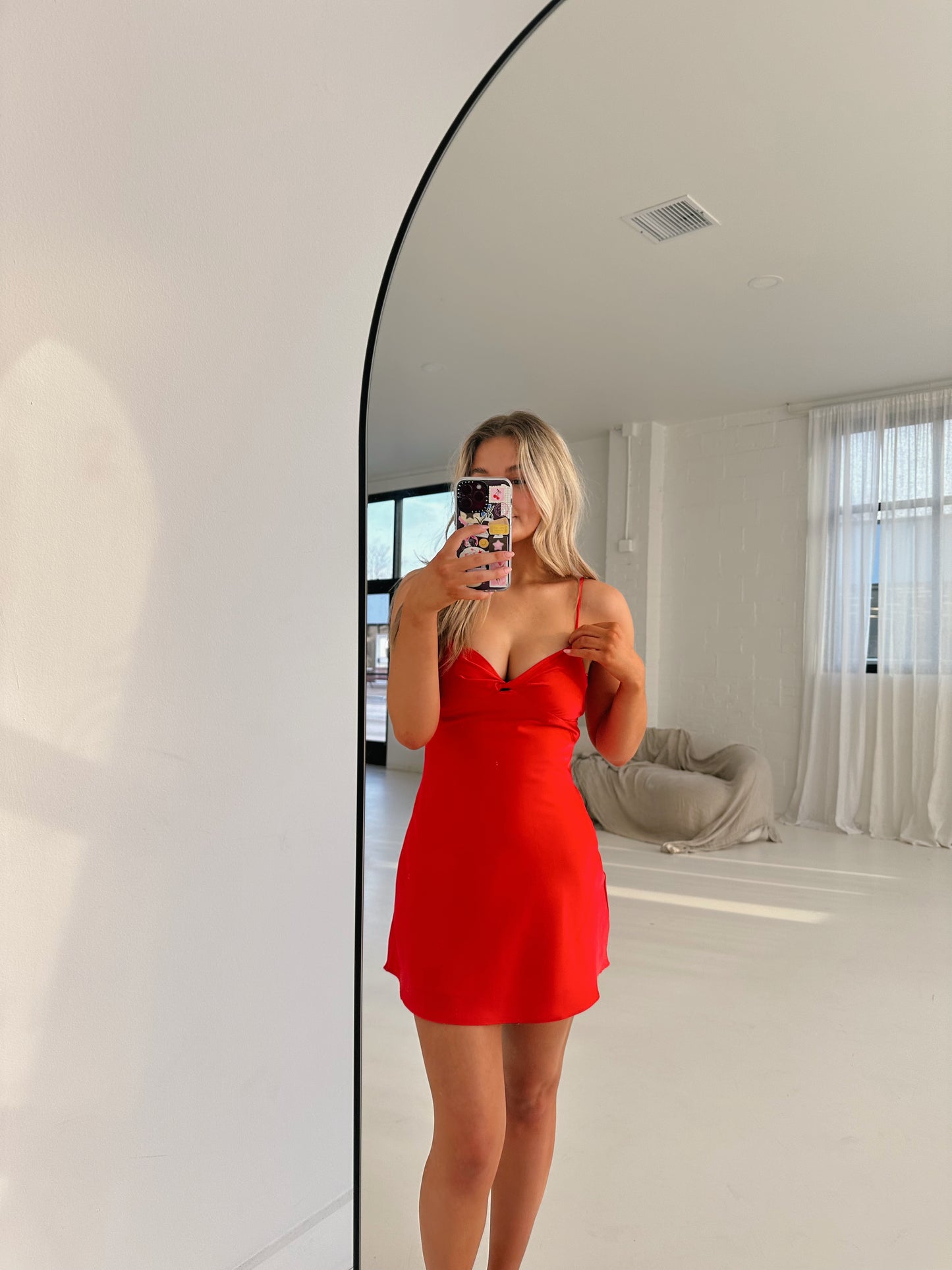 cherry mini dress