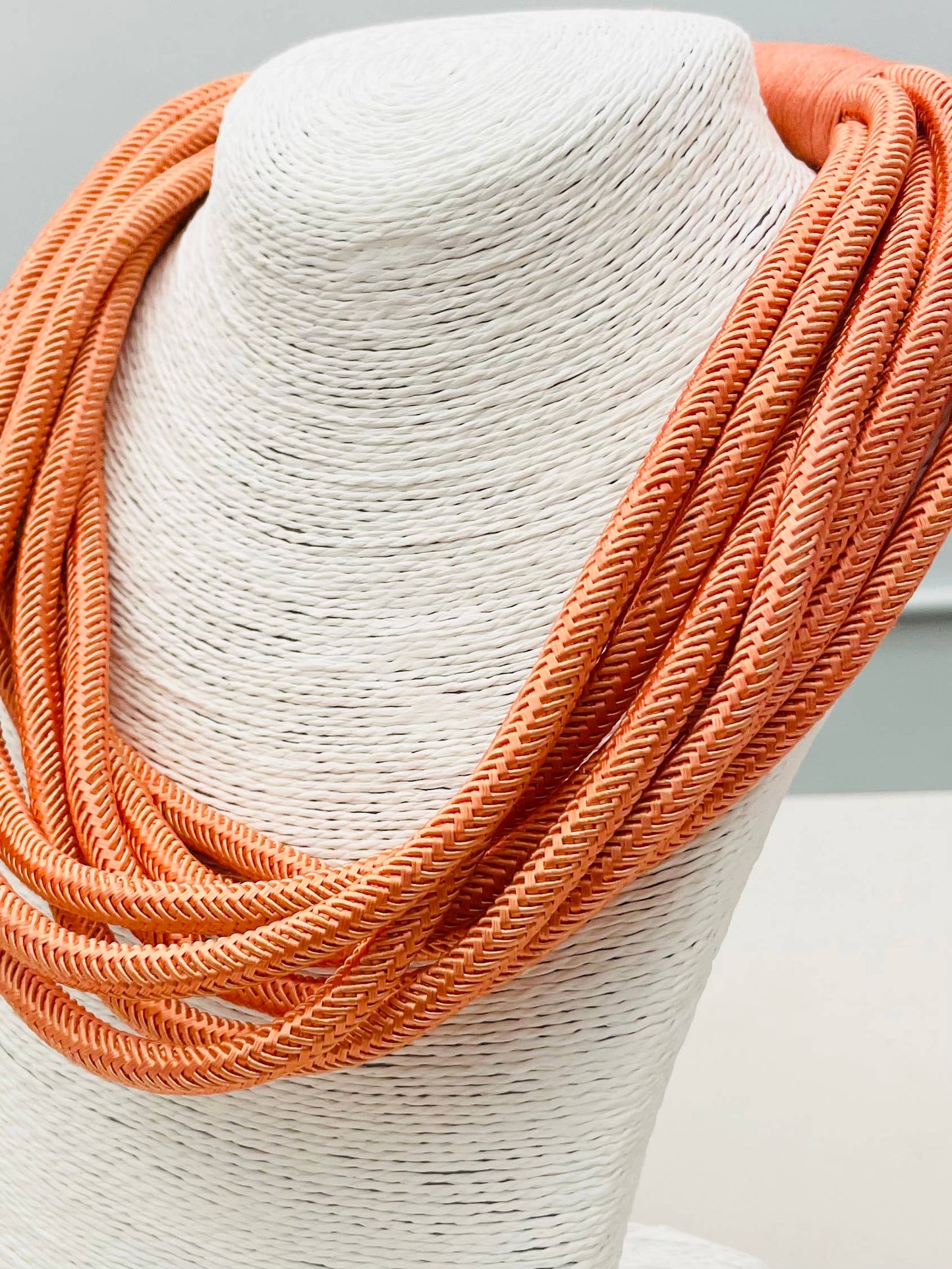 Kayda Cotton Necklace- Light Orange