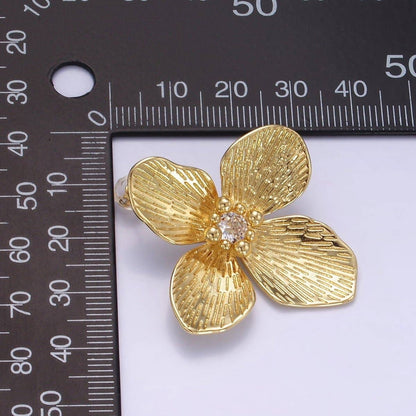 flower stud earrings