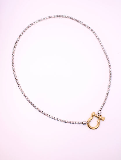 Mixed metal necklace