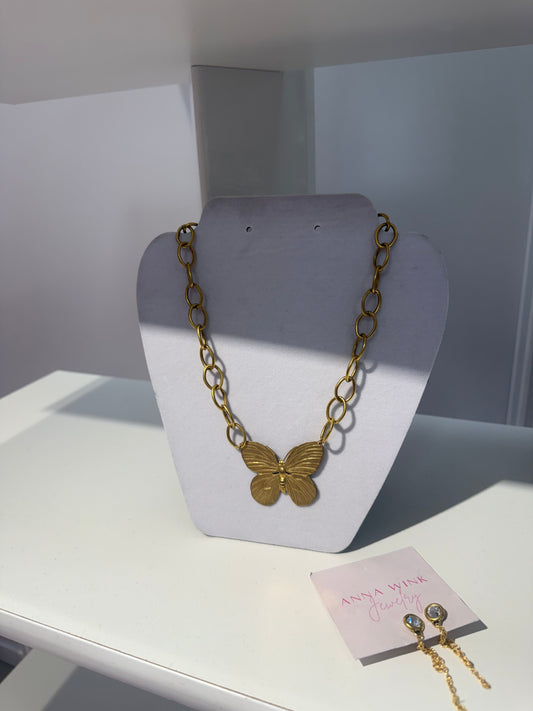 butterfly necklace