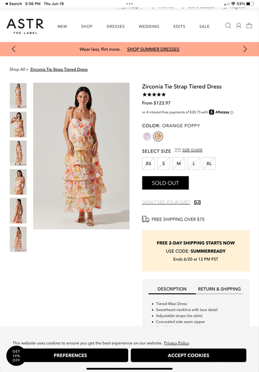 astr the label dress