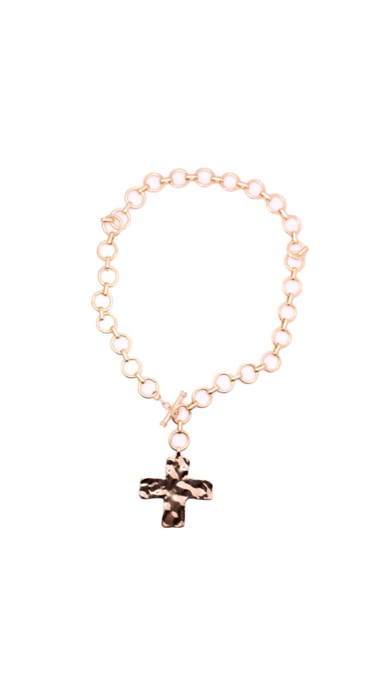bold cross necklace