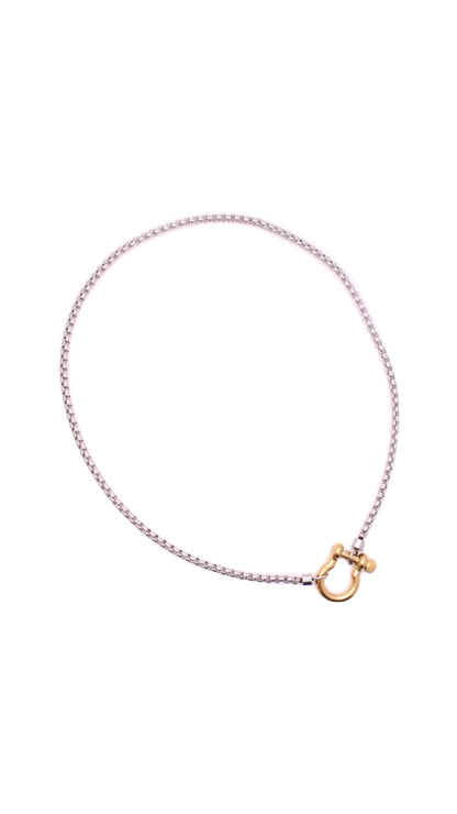 Mixed metal necklace