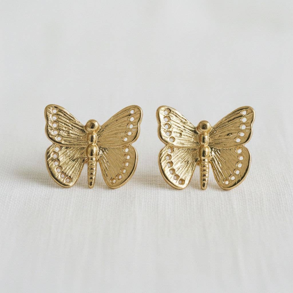 Butterfly Drop Earrings
