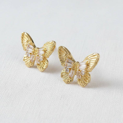 Butterfly Gemstone earrings