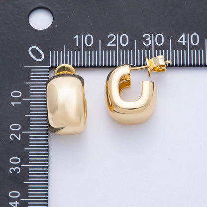 chunky gold hoops