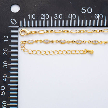 Diamond long necklace