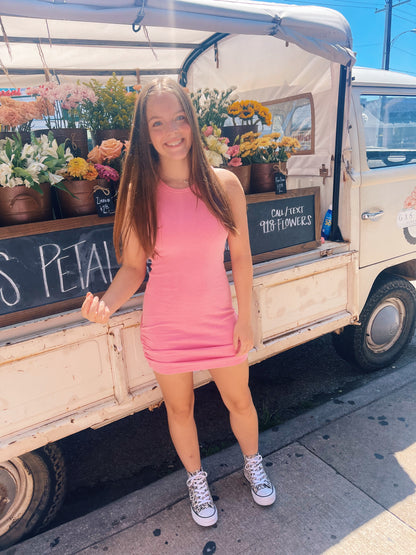 big chew bubblegum dress