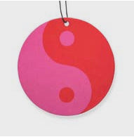 yin yang car air freshener